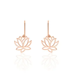 Histoire d'Or Boucles D'oreilles Pendantes Rosita Argent Rose Outlet