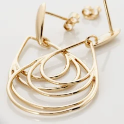 Histoire d'Or Boucles D'oreilles Pendantes Jenyfer Plaqué Or Jaune Clearance