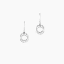 Histoire d'Or Boucles D'oreilles Pendantes Circus Argent Blanc Oxyde De Zirconium Best