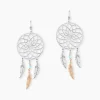 Histoire d'Or Boucles D'oreilles Pendantes Misalie Argent Blanc New