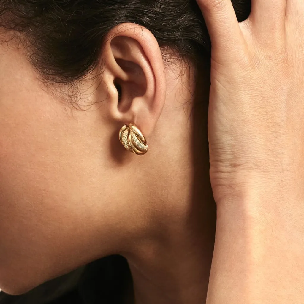 Histoire d'Or Boucles D'oreilles Pendantes Garda Or Jaune Discount