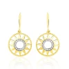 Histoire d'Or Boucles D'oreilles Pendantes Thallya Or Jaune Oxyde De Zirconium Clearance