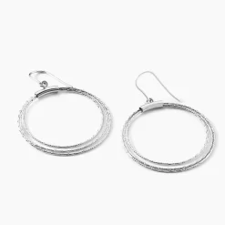 Histoire d'Or Boucles D'oreilles Pendantes Nadiona Argent Blanc Discount