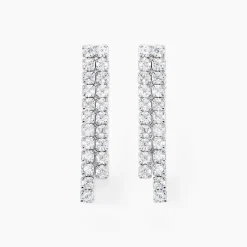 Histoire d'Or Boucles D'oreilles Pendantes Louann Argent Blanc Oxyde De Zirconium Sale