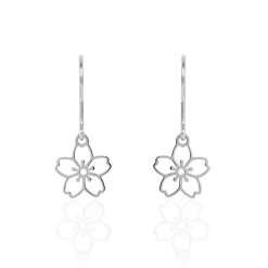 Histoire d'Or Boucles D'oreilles Pendantes Lucrezia Argent Blanc Sale