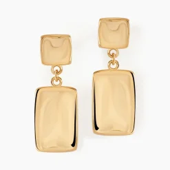 Histoire d'Or Boucles D'oreilles Pendantes Organica Or Jaune Online