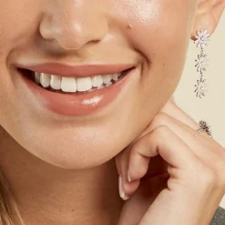 Histoire d'Or Boucles D'oreilles Pendantes Daisy Argent Blanc Oxyde De Zirconium Discount