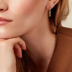 Histoire d'Or Boucles D'oreilles Pendantes Lilla Plaqué Or Jaune Clearance