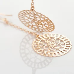 Histoire d'Or Boucles D'oreilles Pendantes Rotonda Argent Rose Discount