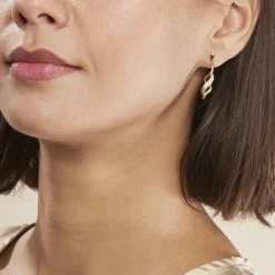 Histoire d'Or Boucles D'oreilles Pendantes Ishaae Plaqué Or Jaune Oxyde De Zirconium Clearance