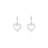 Histoire d'Or Boucles D'oreilles Pendantes Elisene Argent Blanc Oxyde De Zirconium Outlet