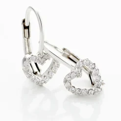 Histoire d'Or Boucles D'oreilles Pendantes Elisene Argent Blanc Oxyde De Zirconium Outlet