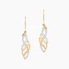 Histoire d'Or Boucles D'Oreilles Pendantes Sumati Or Jaune Oxyde De Zirconium Sale