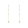 Histoire d'Or Boucles D'oreilles Pendantes Ziha Plaqué Or Jaune Oxyde De Zirconium Sale