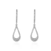 Histoire d'Or Boucles D'oreilles Pendantes Or Blanc Abilene Diamants Outlet