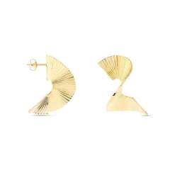 Histoire d'Or Boucles D'oreilles Pendantes Scarlett Acier Jaune Best
