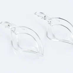 Histoire d'Or Boucles D'oreilles Pendantes Charlyn Argent Blanc