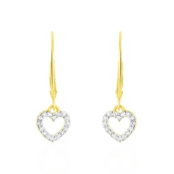 Histoire d'Or Boucles D'oreilles Pendantes Ursa Or Jaune Diamant Sale