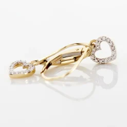 Histoire d'Or Boucles D'oreilles Pendantes Ursa Or Jaune Diamant Sale