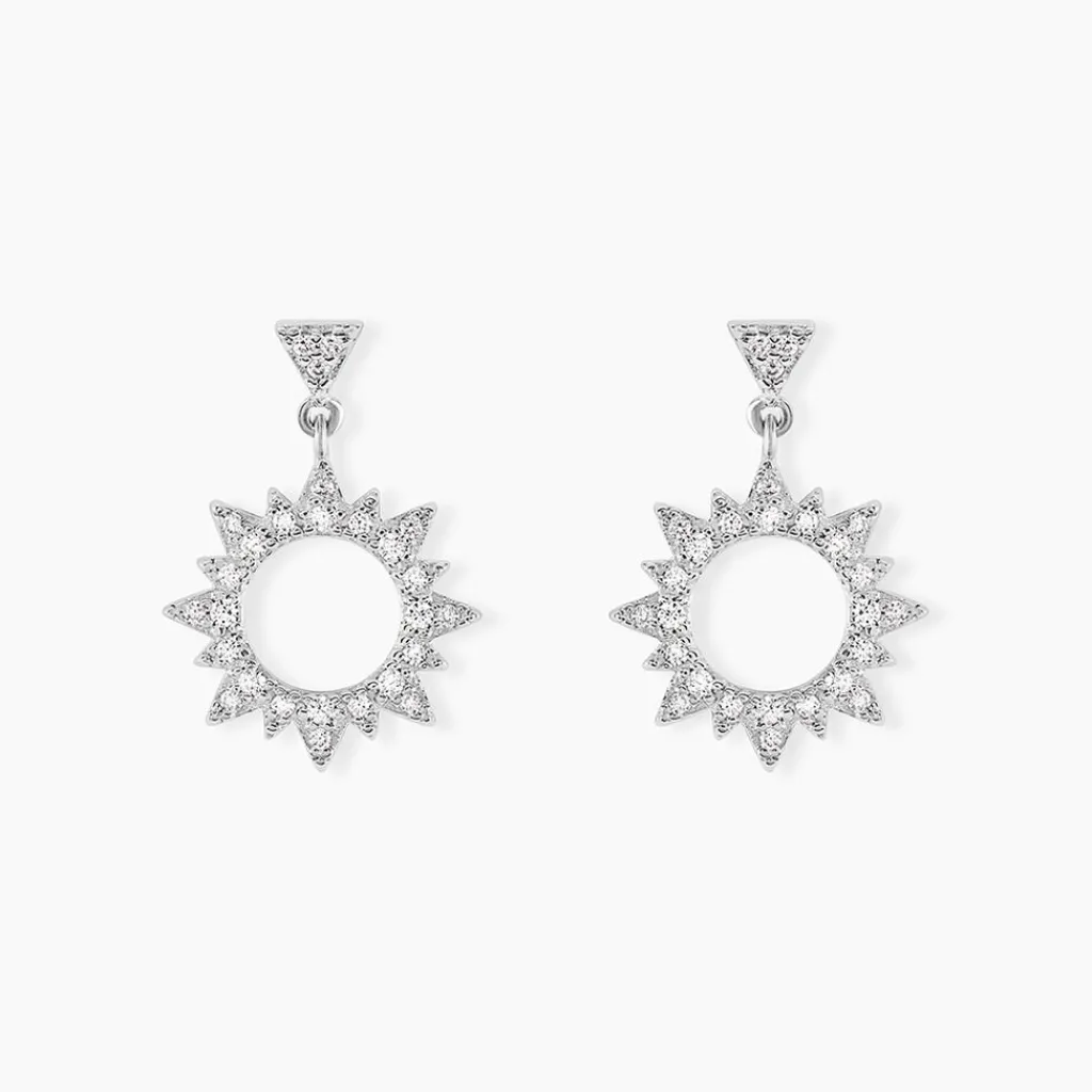 Histoire d'Or Boucles D'oreilles Pendantes Teana Argent Blanc Oxyde De Zirconium Clearance