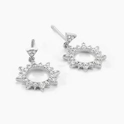 Histoire d'Or Boucles D'oreilles Pendantes Teana Argent Blanc Oxyde De Zirconium Clearance