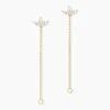 Histoire d'Or Boucles D'oreilles Pendantes Tiara Or Jaune Oxyde De Zirconium Discount