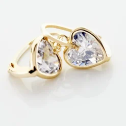 Histoire d'Or Boucles D'oreilles Pendantes Gredel Or Jaune Oxyde Best