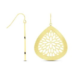 Histoire d'Or Boucles D'oreilles Pendantes Acier Doré Iwona Clearance
