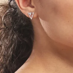 Histoire d'Or Boucles D'oreilles Pendantes Domnika Argent Blanc Oxyde De Zirconium Discount