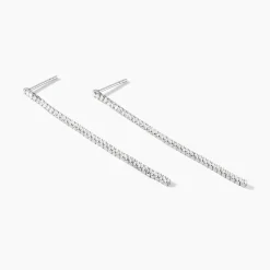 Histoire d'Or Boucles D'oreilles Pendantes Lou-anne De Zirconium argent blanc oxyde