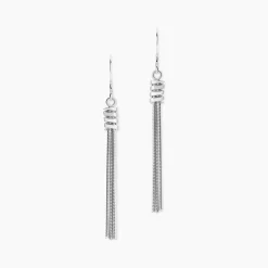Histoire d'Or Boucles D'oreilles Pendantes Amaryllis Argent Blanc Sale