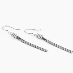 Histoire d'Or Boucles D'oreilles Pendantes Amaryllis Argent Blanc Sale