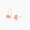 Histoire d'Or Boucles D'oreilles Pendantes Souline Papillon Or Jaune Outlet