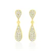 Histoire d'Or Boucles D'oreilles Pendantes Reiko Or Jaune Oxyde De Zirconium Best