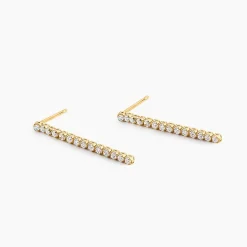 Histoire d'Or Boucles D'Oreilles Pendantes Ercole Or Jaune Oxyde De Zirconium Clearance