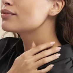 Histoire d'Or Boucles D'oreilles Pendantes Edmee Cercle Or Jaune Oxyde De Zirconium Outlet