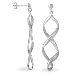 Histoire d'Or Boucles D'oreilles Pendantes Jolanda Argent Blanc Hot