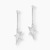 Histoire d'Or Boucles D'oreilles Pendantes Eloisa Argent Blanc Outlet