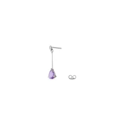 Histoire d'Or Boucles D'oreilles Pendantes Goutte Or Blanc Amethyste or blanc amethyste violette Discount