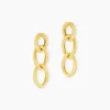 Histoire d'Or Boucles D'Oreilles Pendantes Mayna Acier Jaune Sale