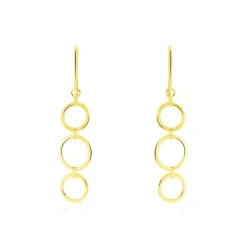 Histoire d'Or Boucles D'oreilles Pendantes Or Jaune Isabela Online