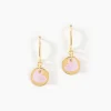 Histoire d'Or Boucles D'oreilles Pendantes Cleomela Coeur Or Jaune Nacre Outlet