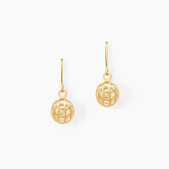 Histoire d'Or Boucles D'oreilles Pendantes Fidelia Boules Or Jaune Outlet