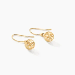 Histoire d'Or Boucles D'oreilles Pendantes Fidelia Boules Or Jaune Outlet