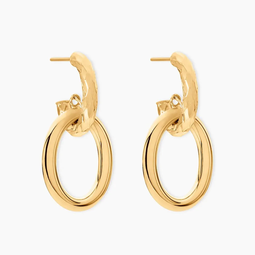 Histoire d'Or Boucles D'Oreilles Pendantes Caileigh Or Jaune Outlet