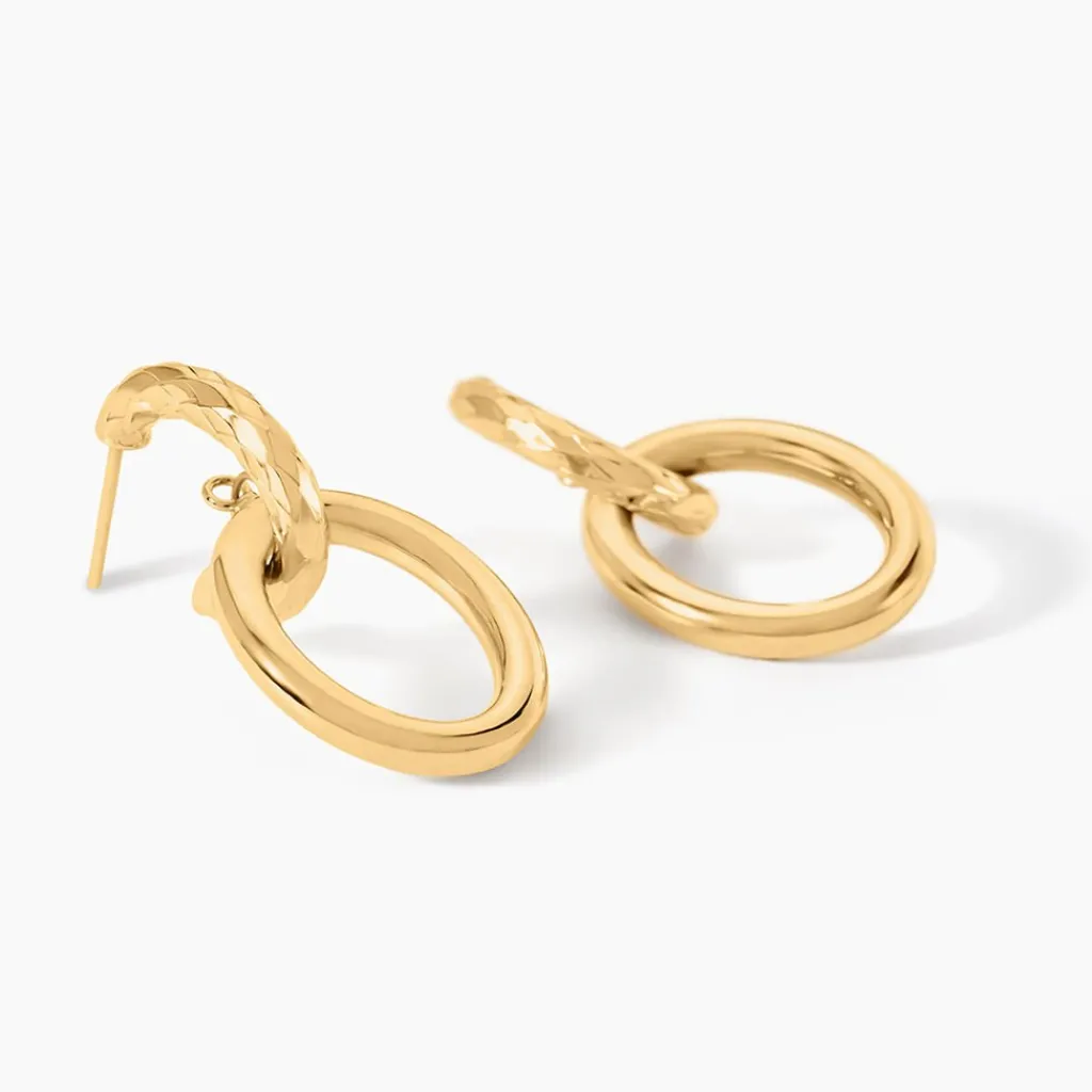 Histoire d'Or Boucles D'Oreilles Pendantes Caileigh Or Jaune Outlet