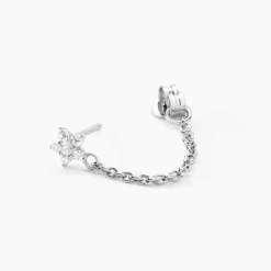 Histoire d'Or Boucles D'oreilles Pendantes Argent Blanc Tamako Oxydes De Zirconium Sale