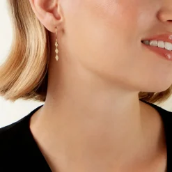 Histoire d'Or Boucles D'Oreilles Pendantes Epaphras Or Jaune Clearance