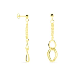 Histoire d'Or Boucles D'oreilles Pendantes Blinda Or Jaune Best