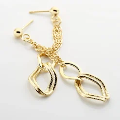 Histoire d'Or Boucles D'oreilles Pendantes Blinda Or Jaune Best